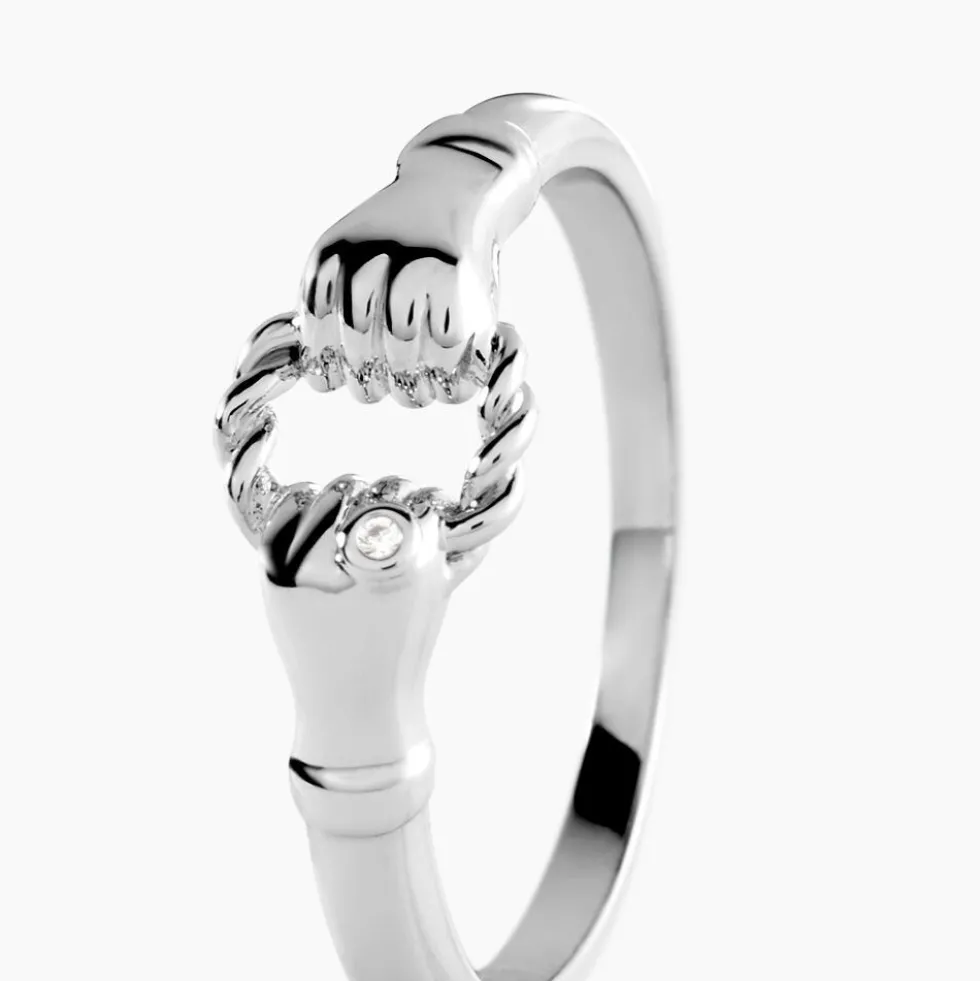 Bague Mystic Argent Blanc Oxyde De Zirconium