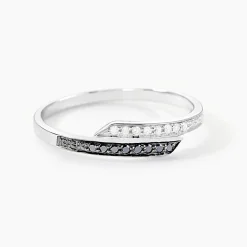 Bague Nazima Or Blanc Diamant