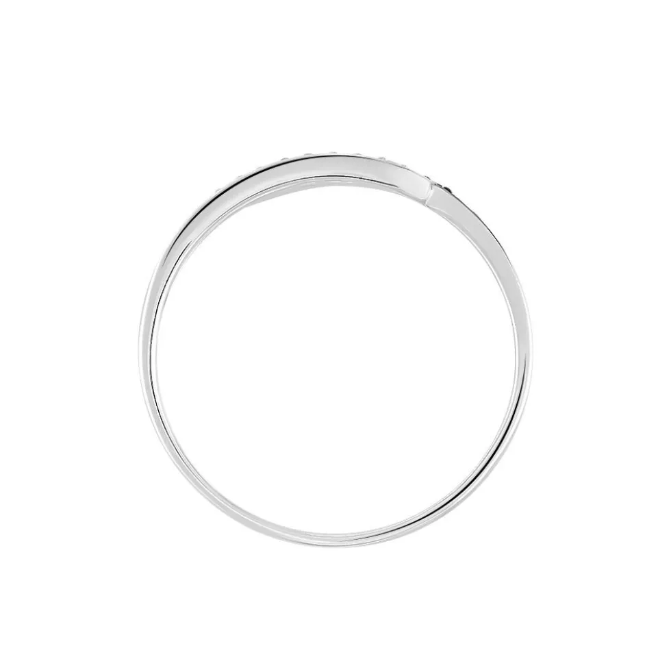 Bague Nazima Or Blanc Diamant
