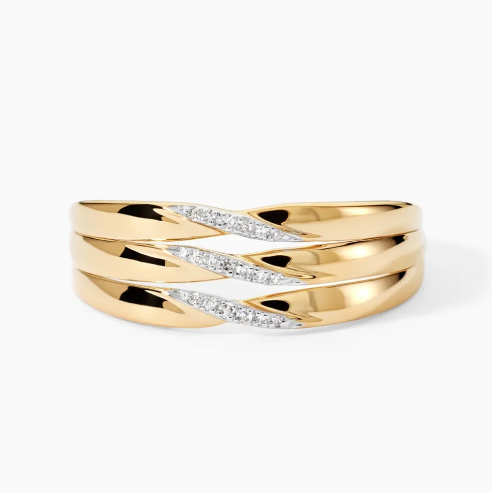 Bague Nesibe Or Jaune Diamant