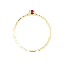 Bague Nesryne Or Jaune Rubis