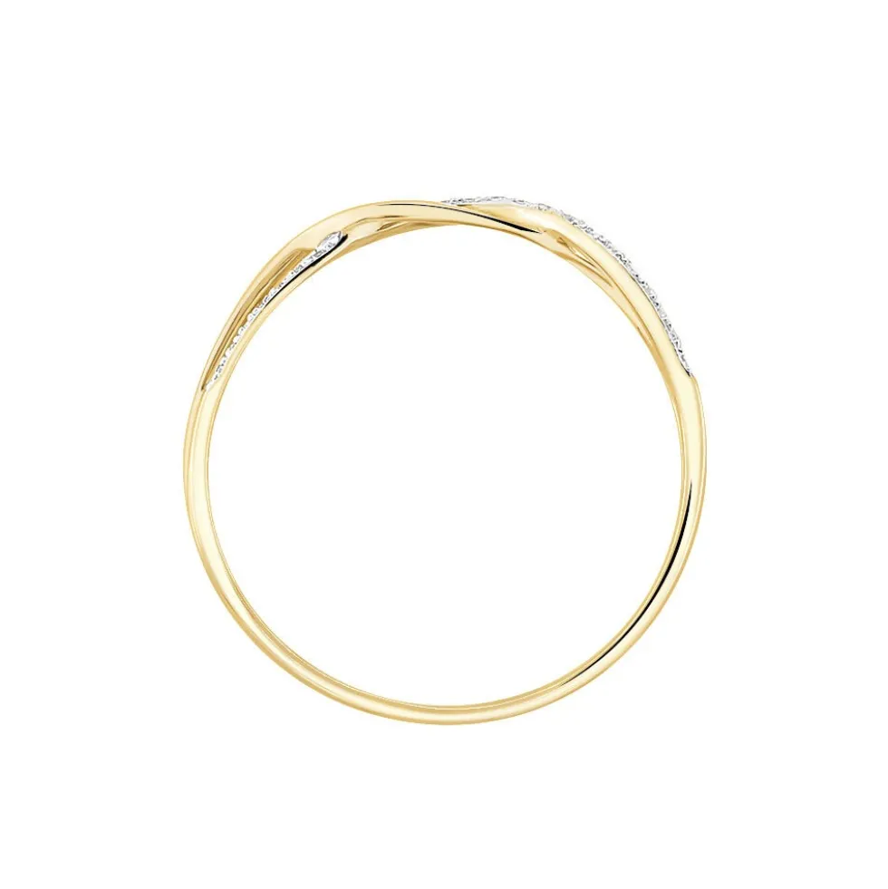 Bague Nucia Or Jaune Diamant