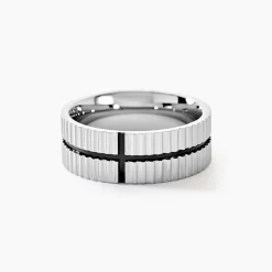 Bague Odin Acier Bicolore
