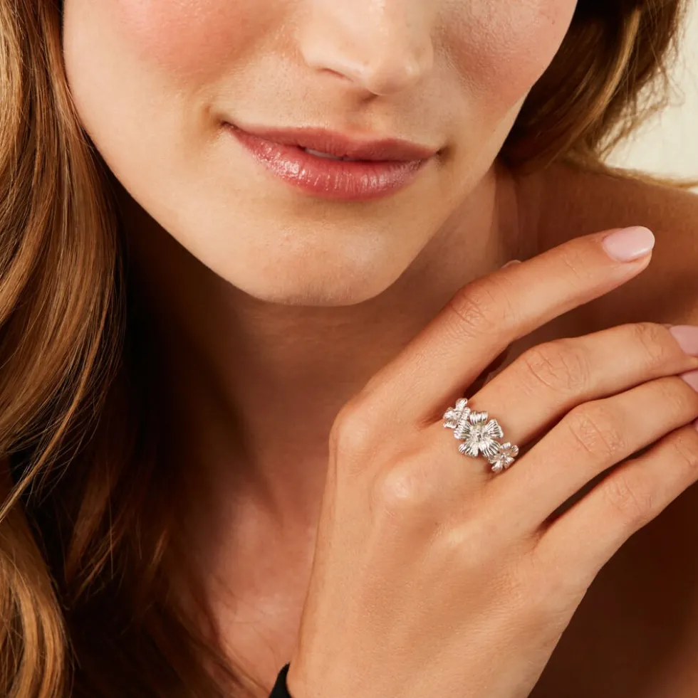 Bague Olyss Argent Blanc