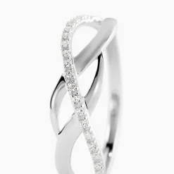 Bague Omnia Or Blanc Diamant