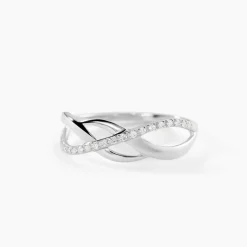 Bague Omnia Or Blanc Diamant