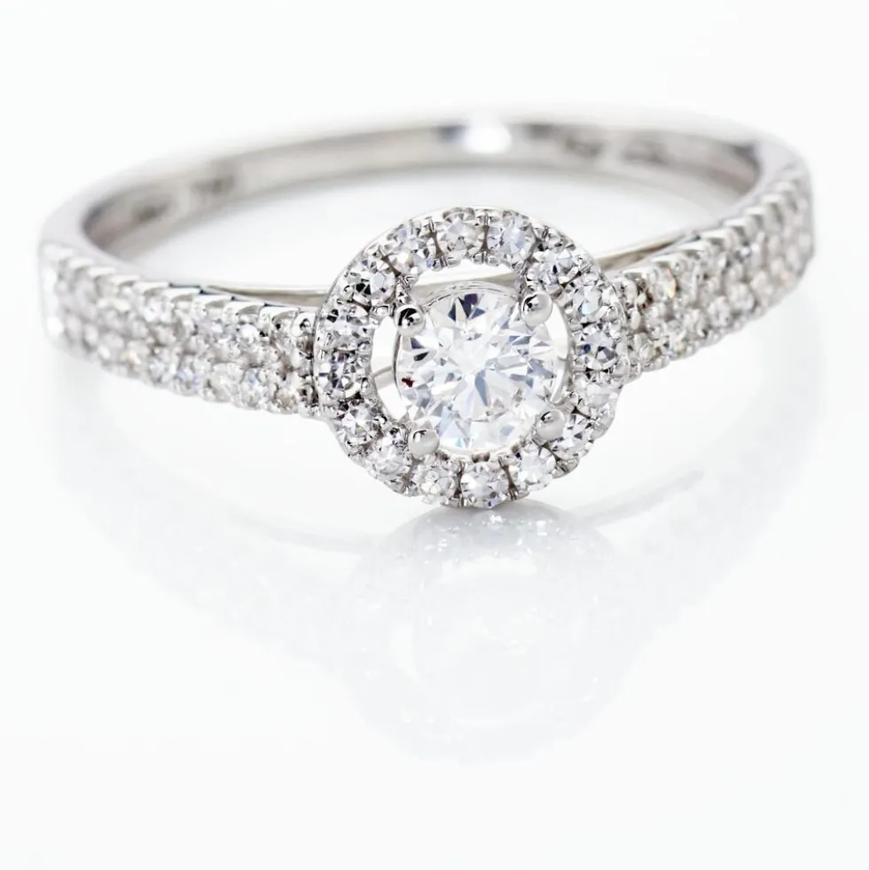 Bague Or Blanc Natanaele Diamants