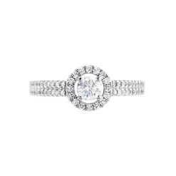 Bague Or Blanc Natanaele Diamants