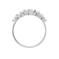 Bague Or Blanc Riyad Oxydes De Zirconium