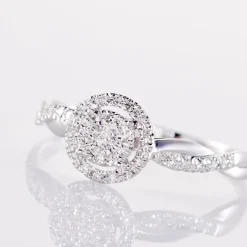 Bague Or Blanc Vesunna Diamants