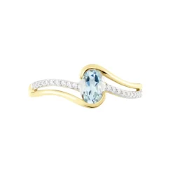 Bague Or Jaune Anja Topaze