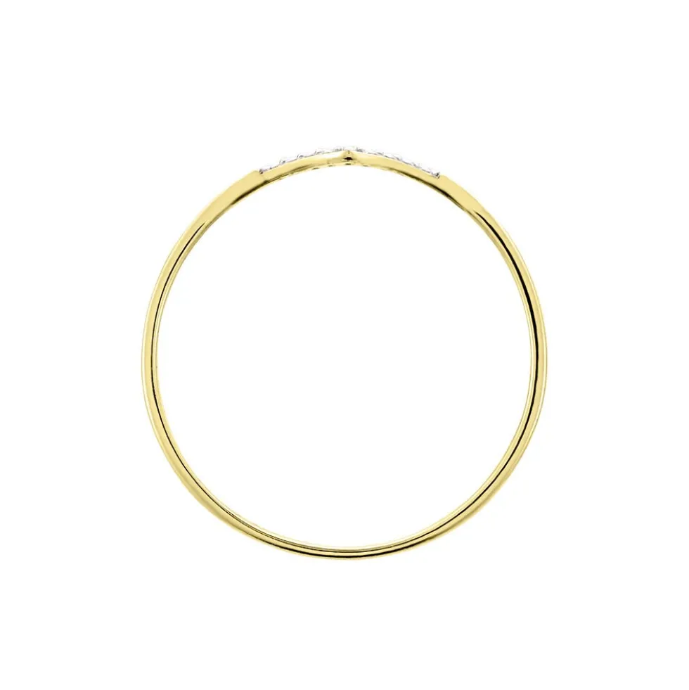 Bague Or Jaune Kaitlynn Diamant