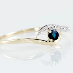 Bague Or Jaune Karmele Saphir