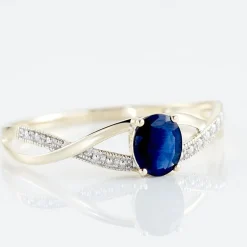 Bague Or Jaune Katalinta Saphir