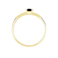 Bague Or Jaune Katalinta Saphir