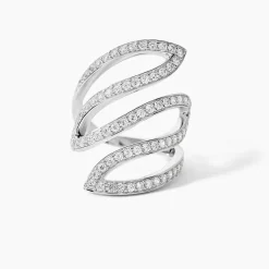Bague Orsina Argent Argenté Oxyde De Zirconium