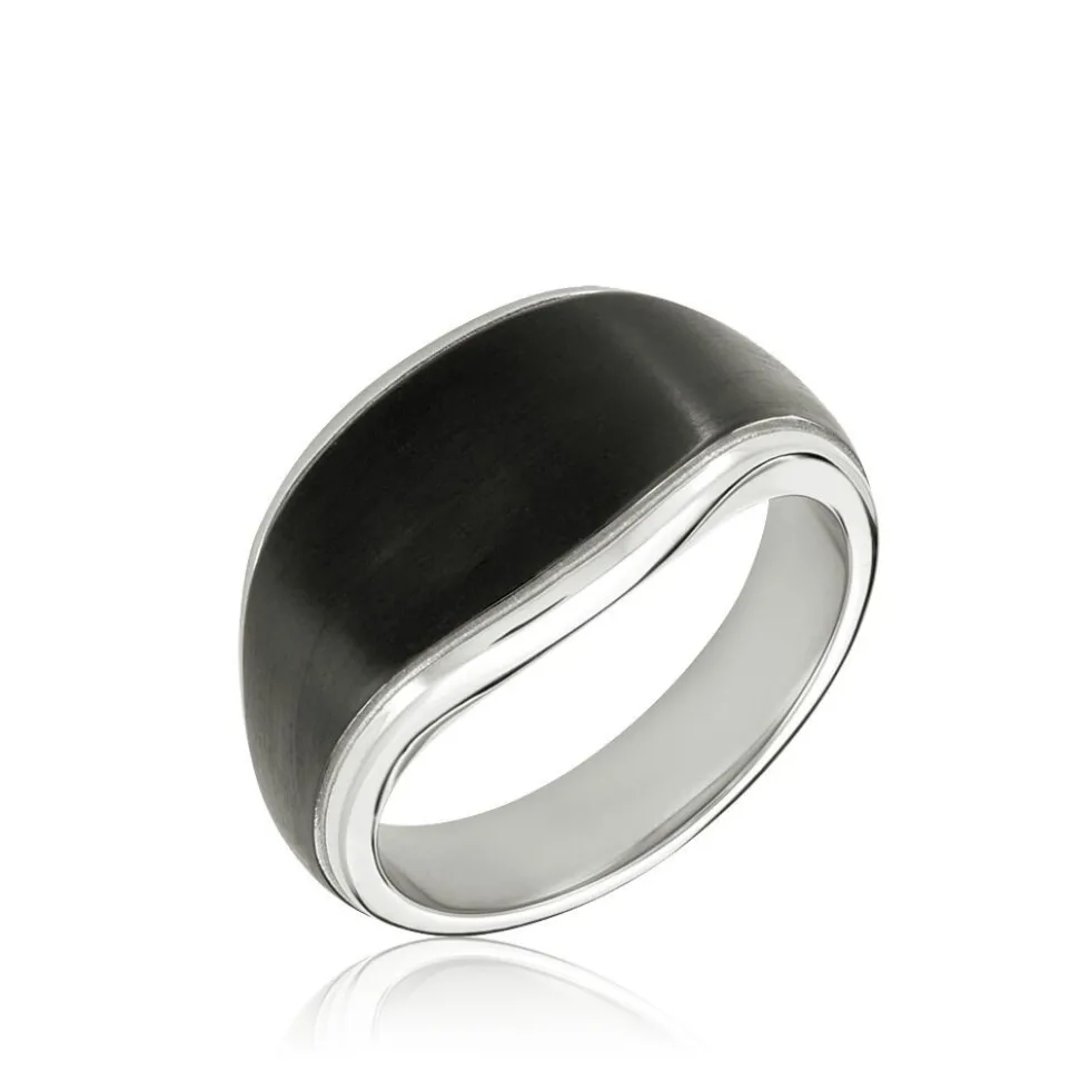 Bague Otis Acier Argenté