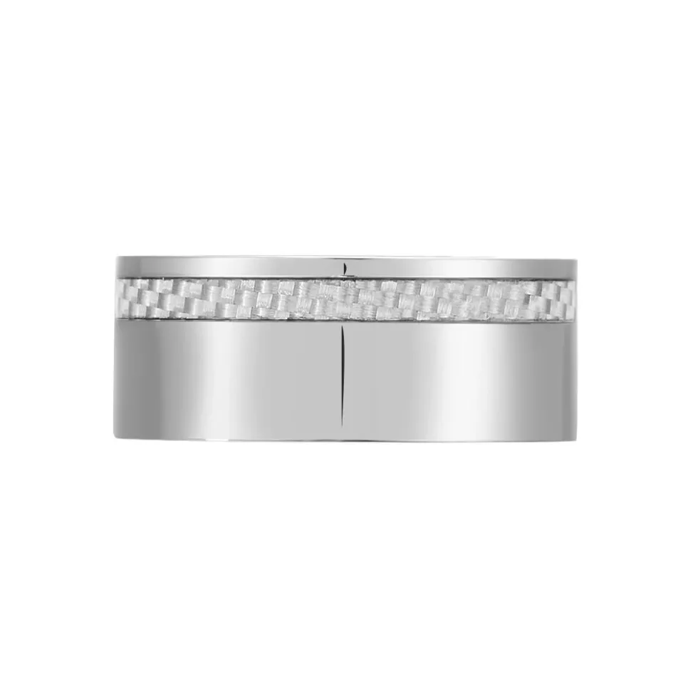 Bague Phebus Him Acier Blanc