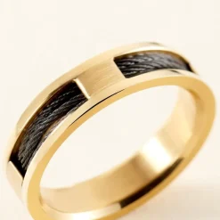 Bague Phebus Him Acier Jaune