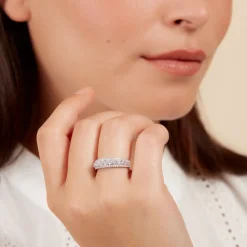 Bague Philomene Argent Blanc Oxyde De Zirconium