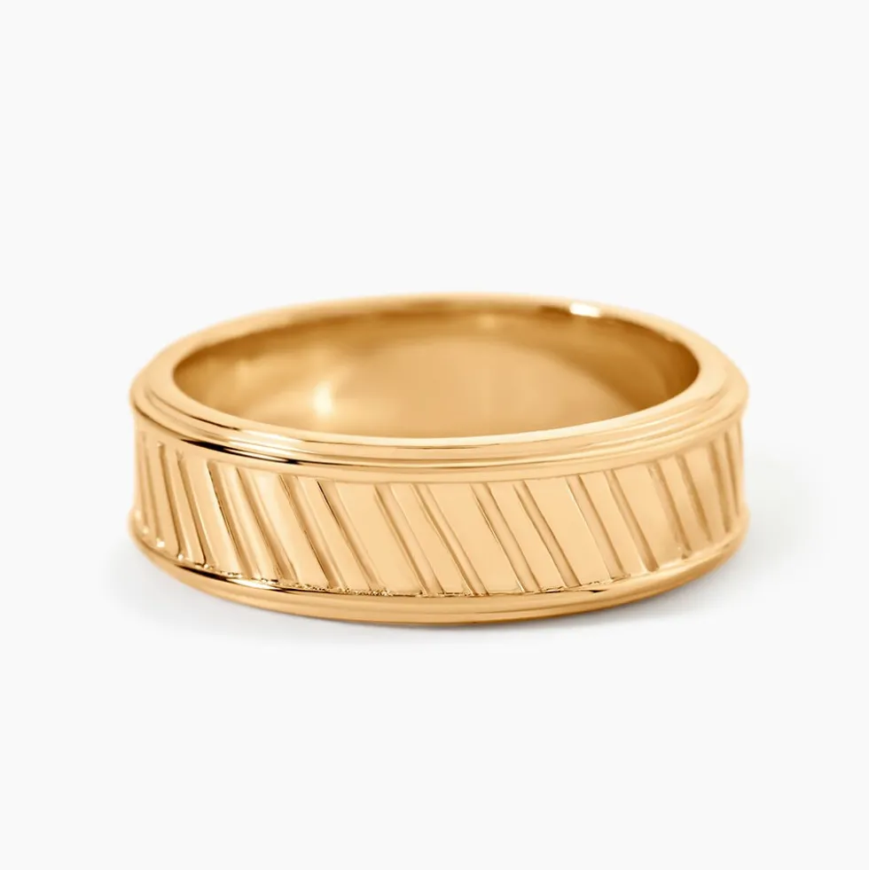 Bague Plaqué Or Jaune Jake