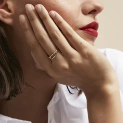 Bague Plaqué Or Mietta Oxydes De Zirconium