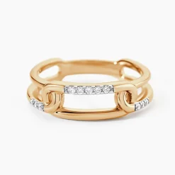 Bague Plaqué Or Mietta Oxydes De Zirconium