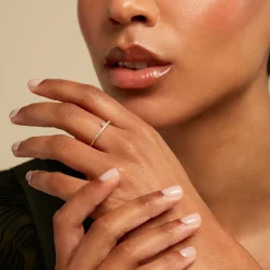 Bague Poem Argent Jaune Topaze Oxyde De Zirconium