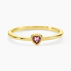 Bague Poem Argent Jaune Tourmaline