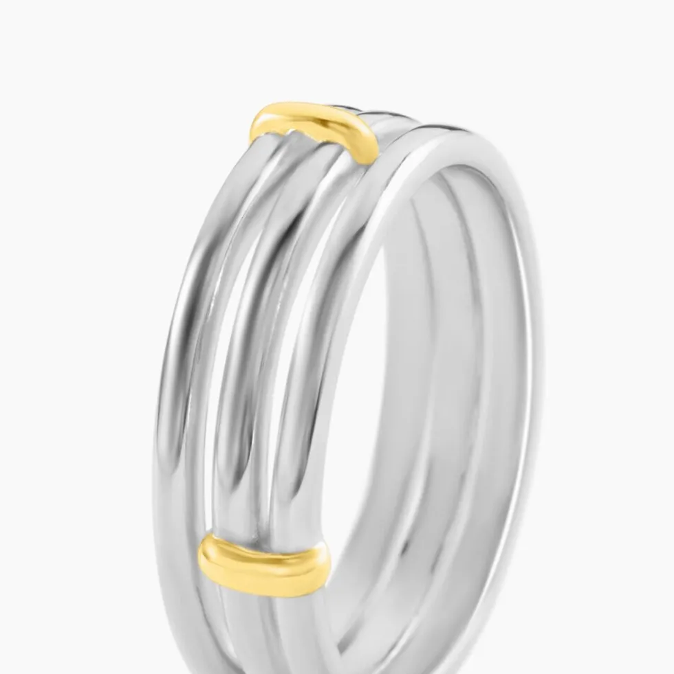 Bague Poly Argent Blanc