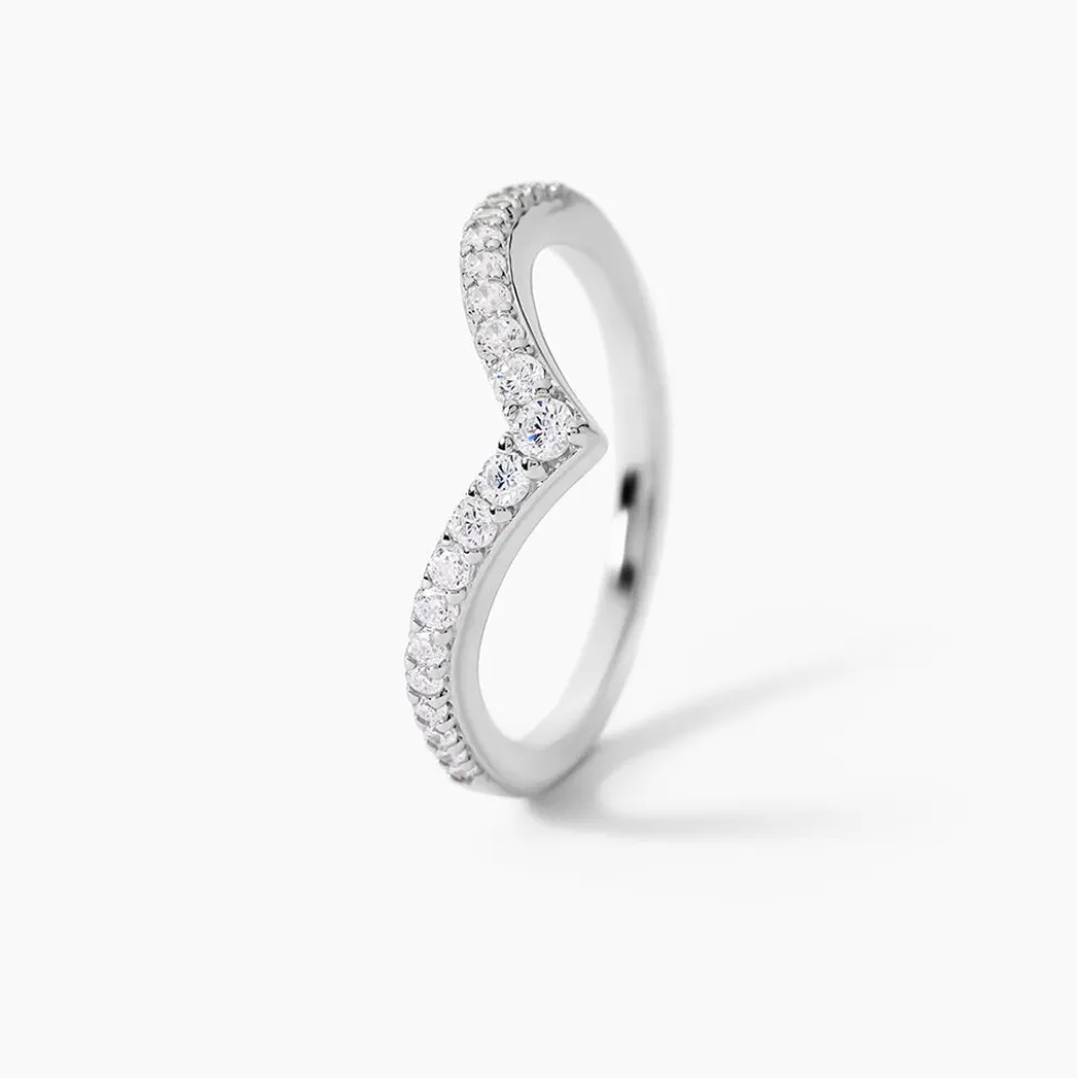 Bague Pricila Argent Blanc Oxyde De Zirconium