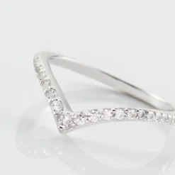 Bague Pricila Argent Blanc Oxyde De Zirconium