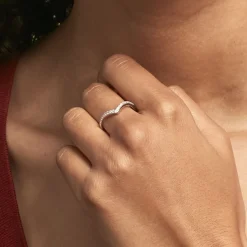 Bague Pricila Argent Blanc Oxyde De Zirconium