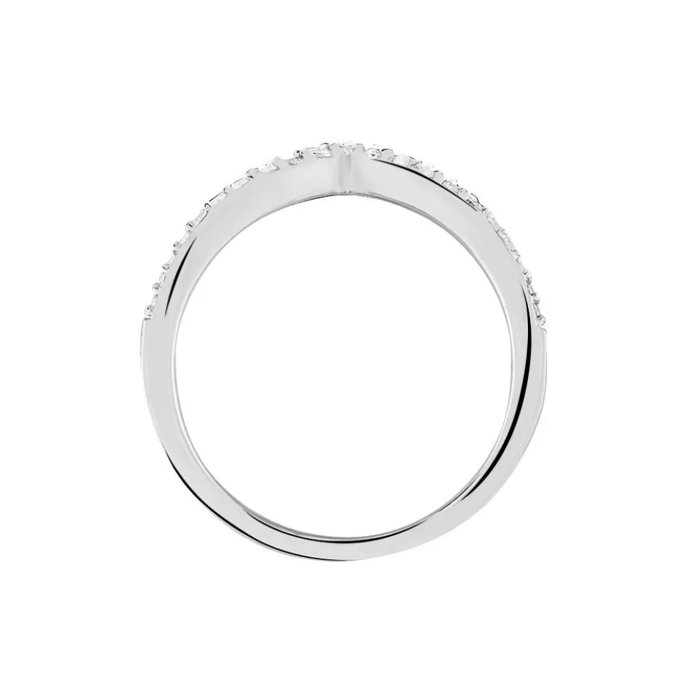 Bague Pricila Argent Blanc Oxyde De Zirconium