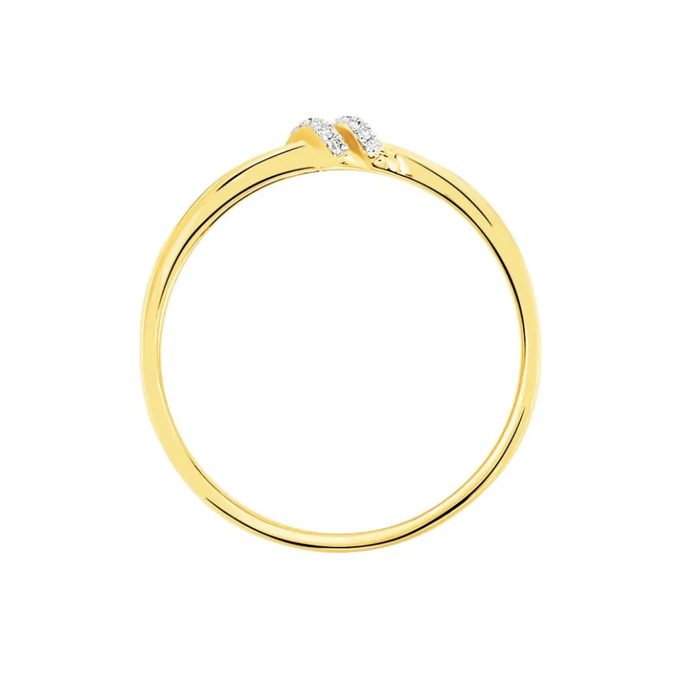 Bague Prospere Or Jaune Diamant