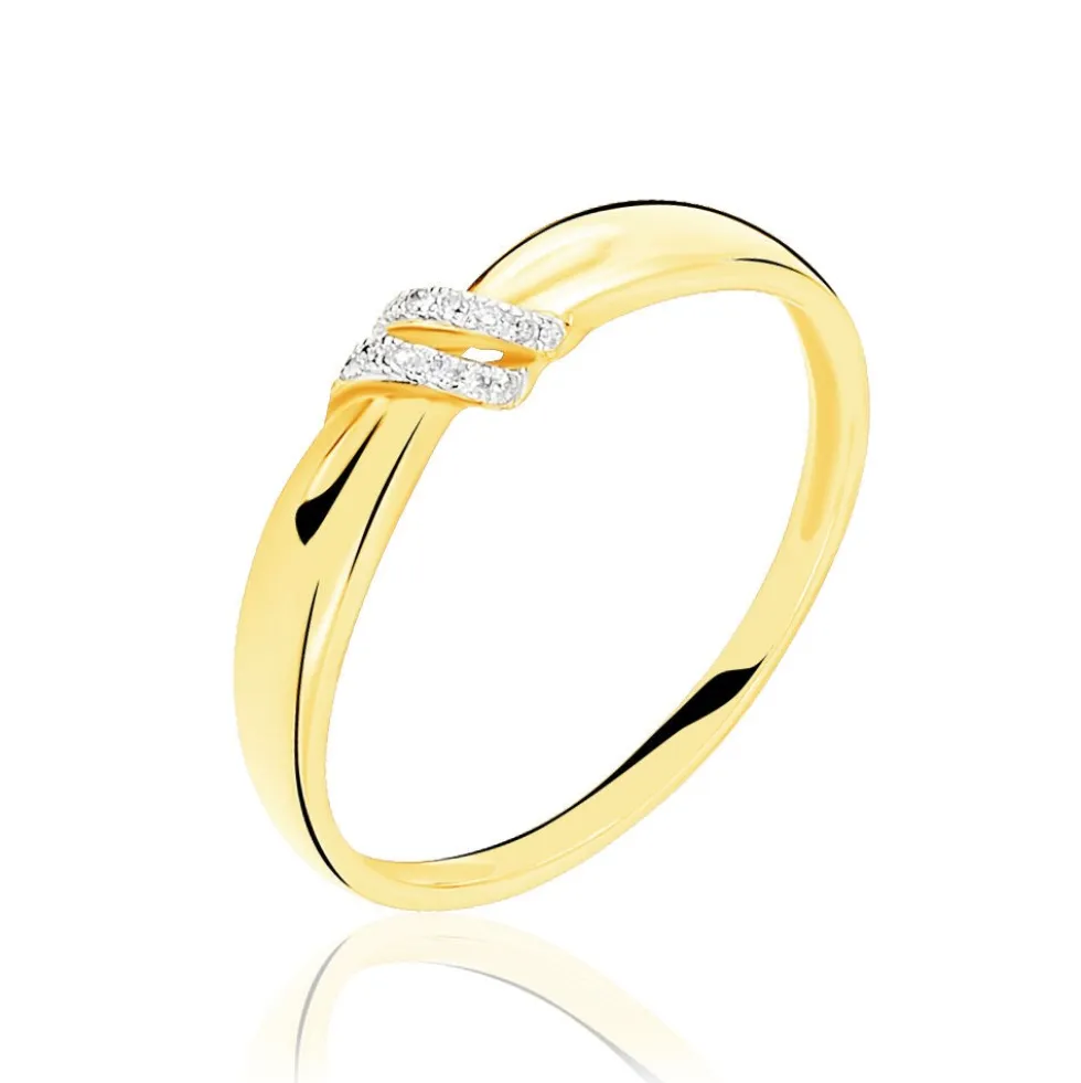 Bague Prospere Or Jaune Diamant