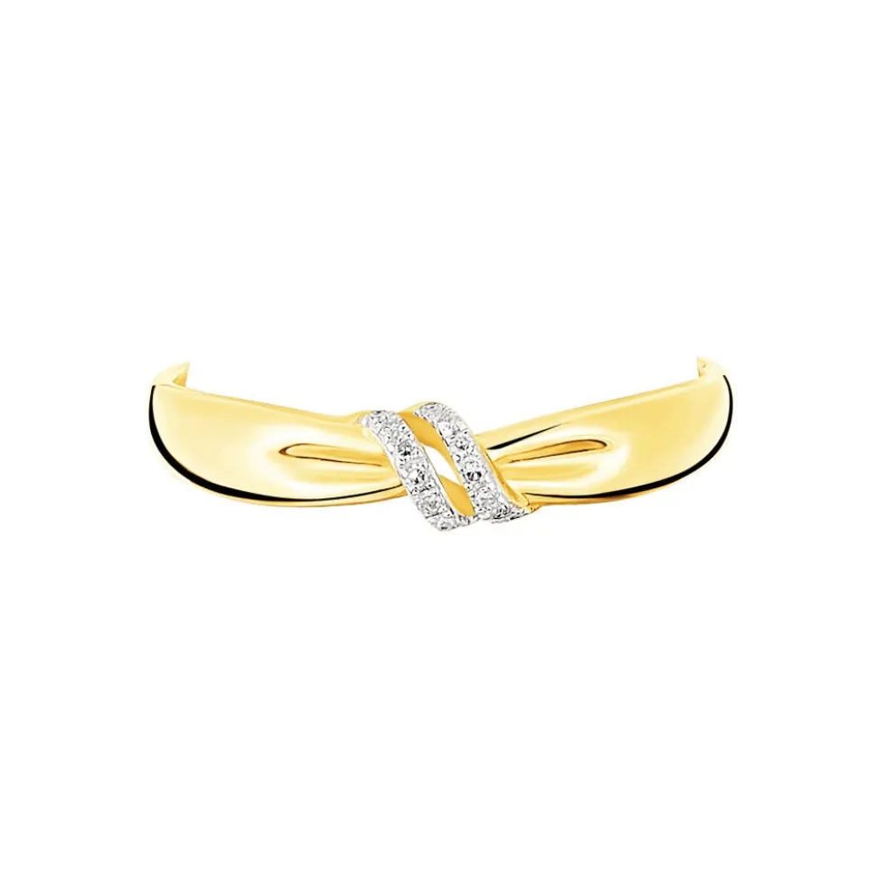 Bague Prospere Or Jaune Diamant