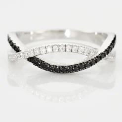 Bague Prudentia Argent Blanc Oxyde De Zirconium