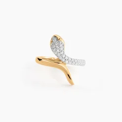 Bague Reyyanae Plaqué Or Jaune Oxyde De Zirconium