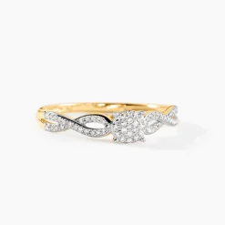 Bague Roseline Or Jaune Diamant