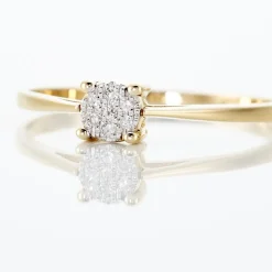 Bague Sandrine Or Jaune Diamant