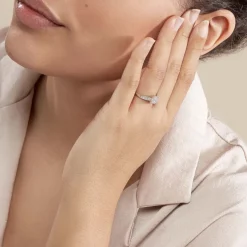 Bague Serena Or Blanc Diamant
