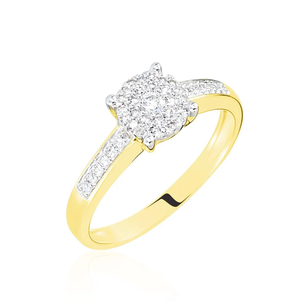 Bague Serena Or Jaune Diamant