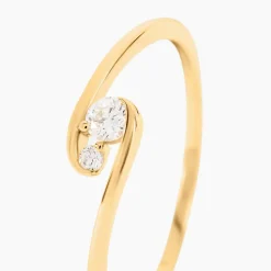 Bague Serenya Or Jaune Diamant Synthétique