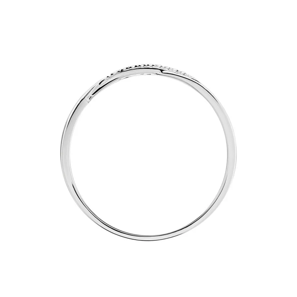 Bague Smina Or Blanc Diamant