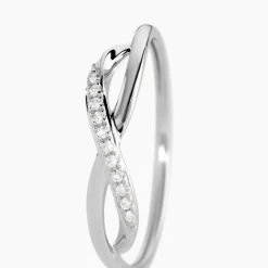 Bague Smina Or Blanc Diamant