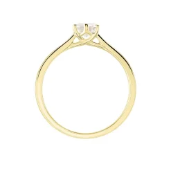 Bague Solitaire Athena Or Jaune Diamant