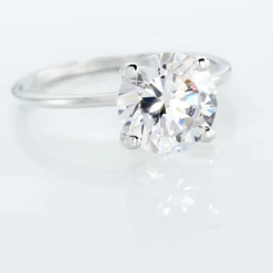 Bague Solitaire Gatiane Argent Oxyde De Zirconium