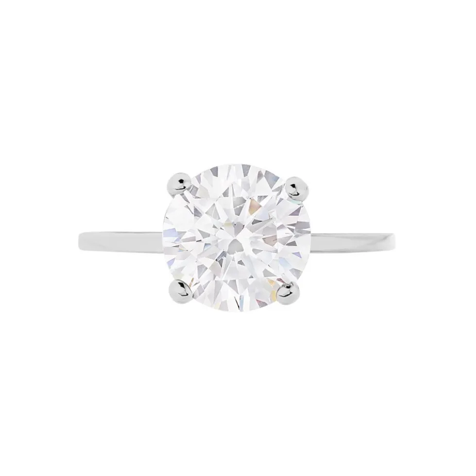 Bague Solitaire Gatiane Argent Oxyde De Zirconium