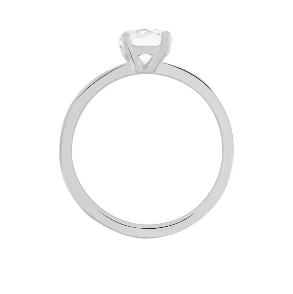 Bague Solitaire Gatiane Argent Oxyde De Zirconium